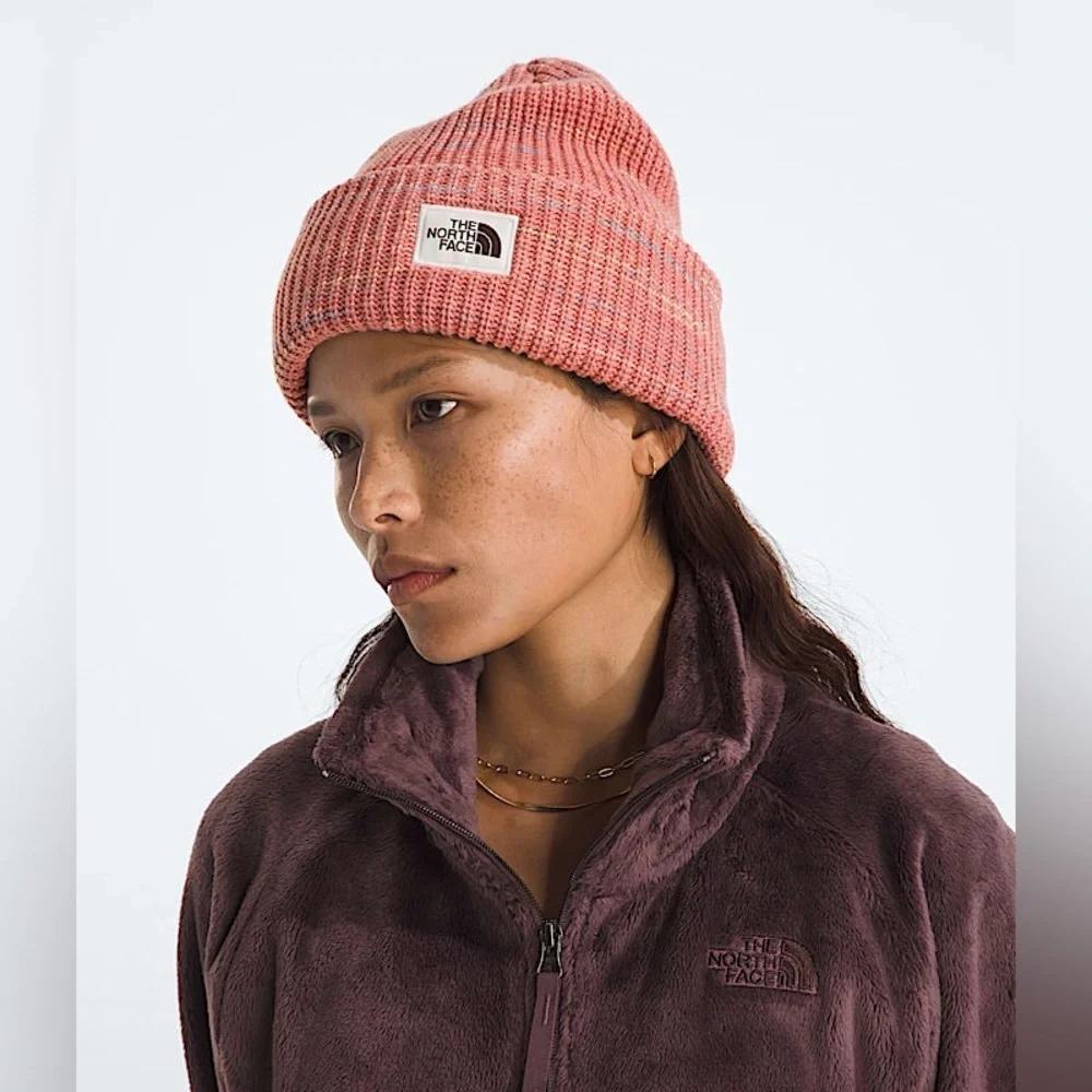 The North Face Salty Bae Lined Beanie Sumac Pink/Mauve One Size